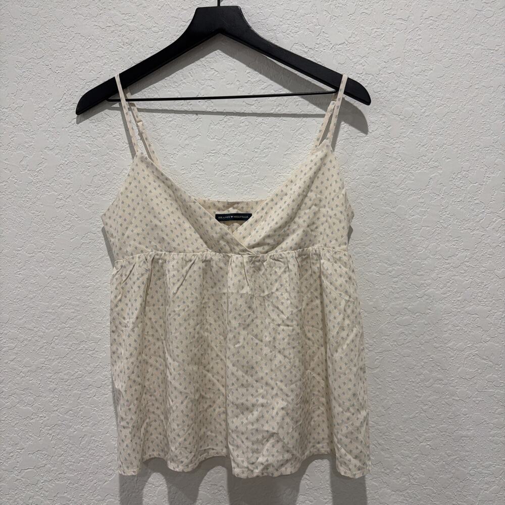 Brandy Melville Micro Floral Edith Print Tank Size Xs/small